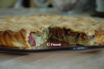 Tourte aux gésiers confits recettes Tourte canard, champignons et blettes