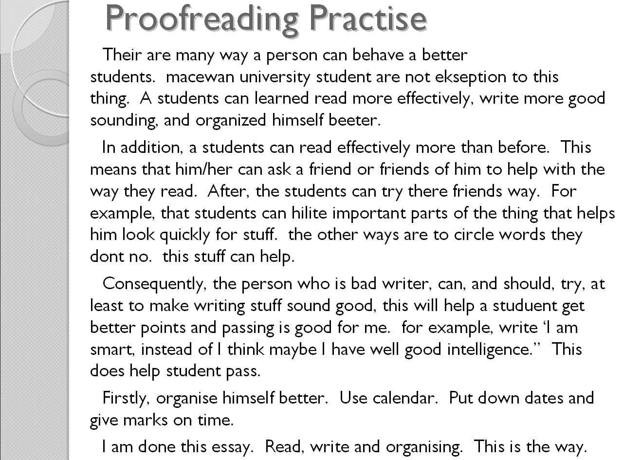 Proofreading Exercises Worksheets Printable Worksheets