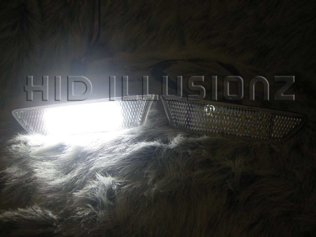 HID ILLUSIONZ Infiniti G35 Coupe Custom White LED bumper Marker