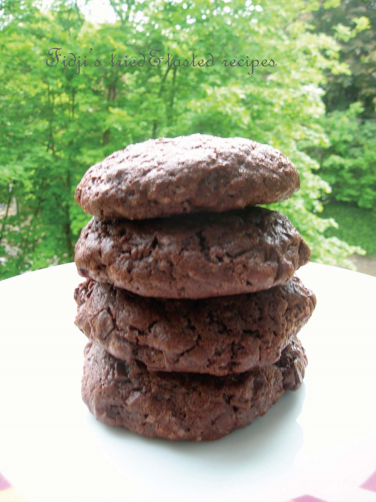 Fidji's Tried & Tasted Recipes: Double or Triple Chocolate Cookies