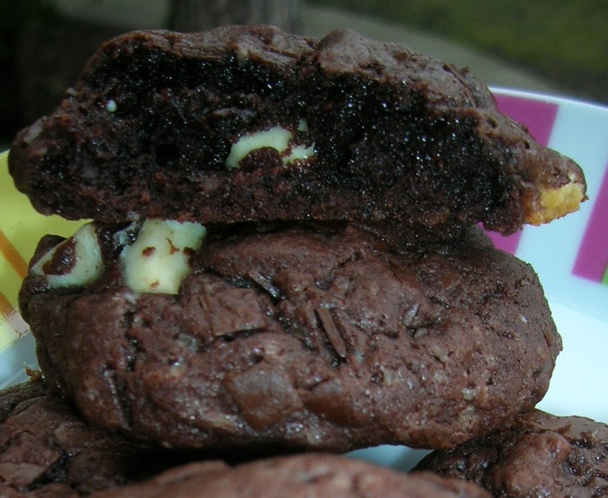 Fidji's Tried & Tasted Recipes Double or Triple Chocolate Cookies
