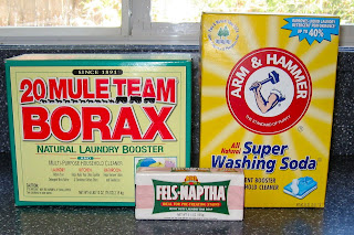 homemade laundry detergent ingredients