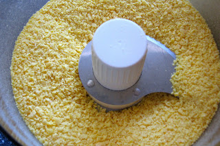 laundry soap in food processor