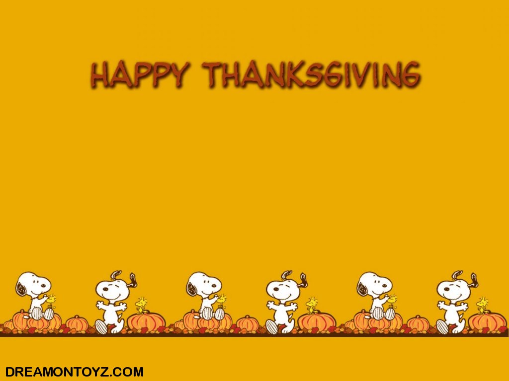 FREE Cartoon Graphics / Pics / Gifs / Photographs: Snoopy / Peanuts  Thanksgiving wallpaper