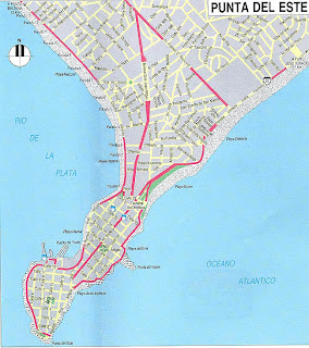 GEOGRAFIA: Mapa de Punta del Éste GEOGRAFIA: Mapa de Punta del Éste