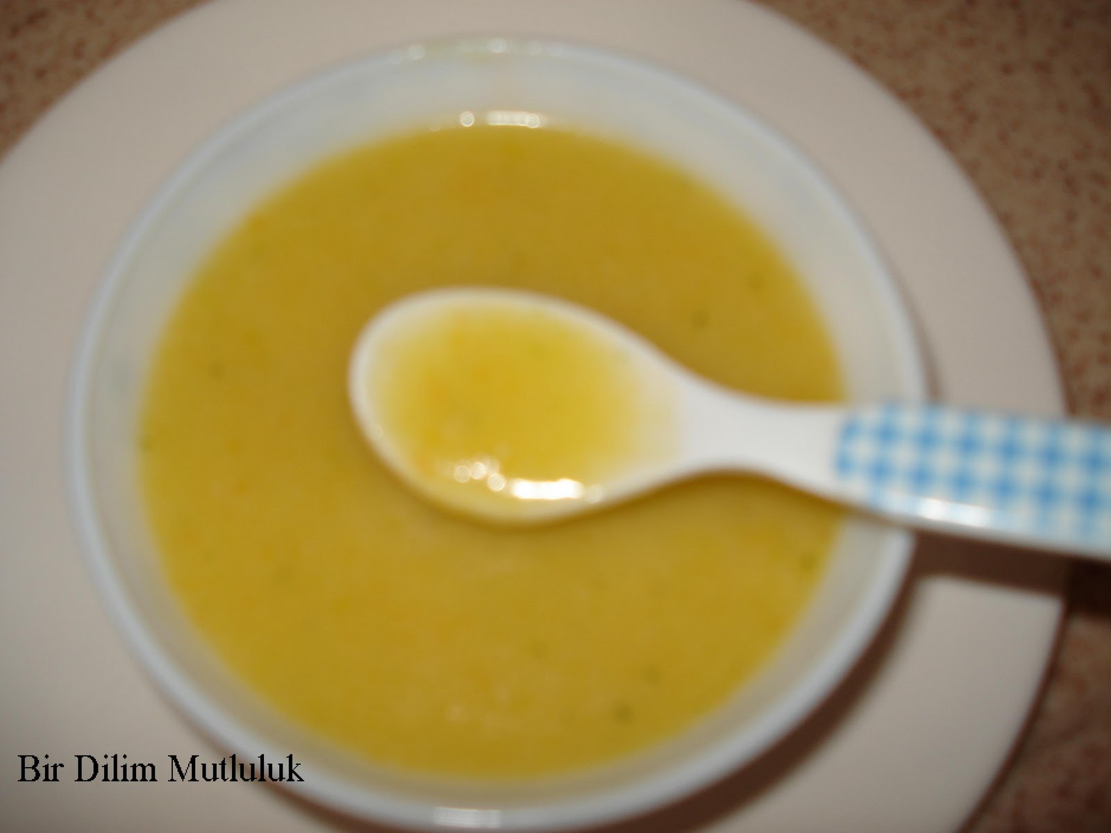 Bir Dilim Mutluluk BEBEK SEBZE ÇORBASI