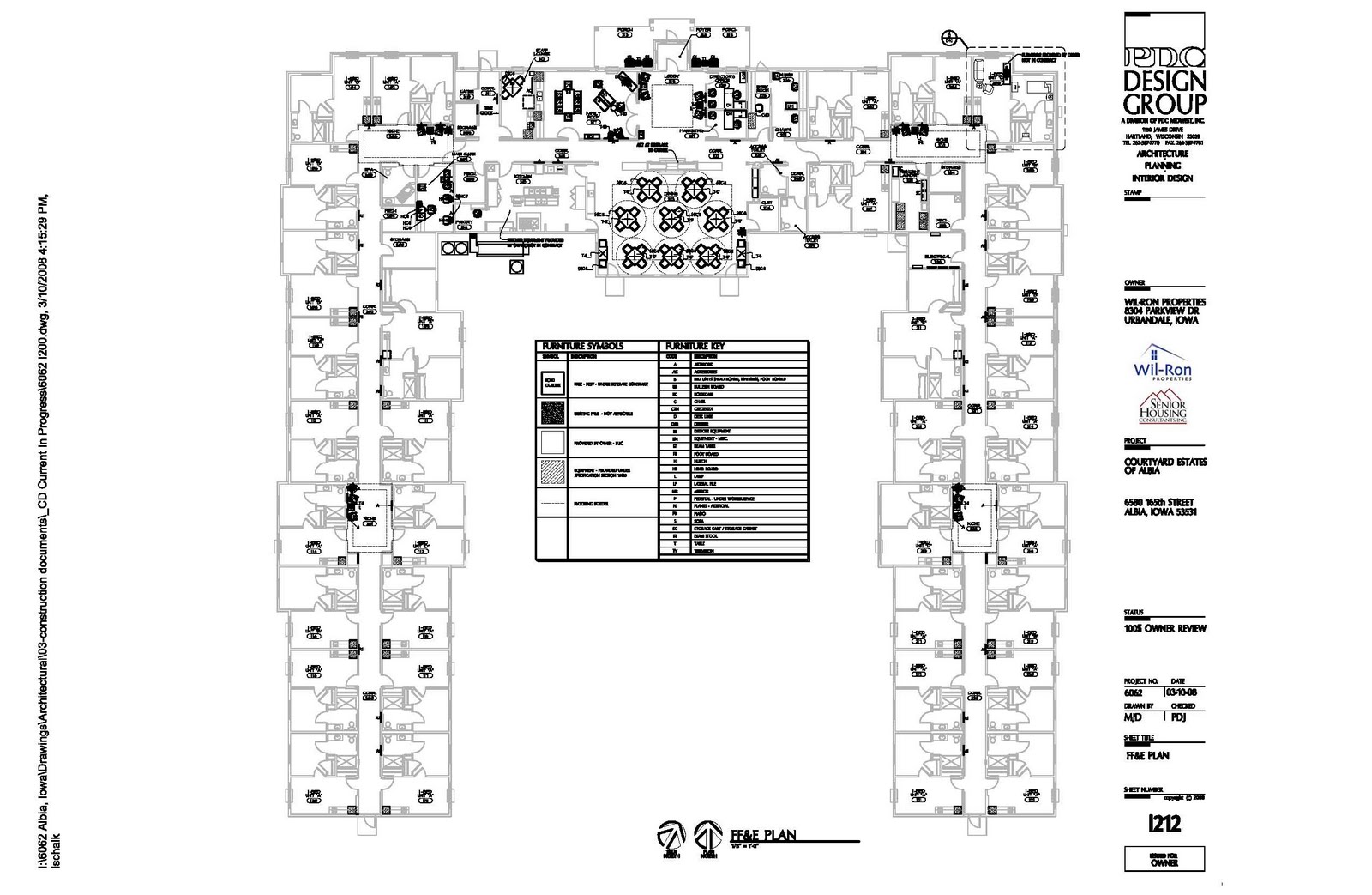 Matthew Drews Design Portfolio Senior Living Facility Courtyard