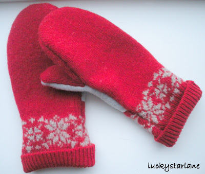 Easy Sewing Projects - Boiled Wool Mittens Pattern