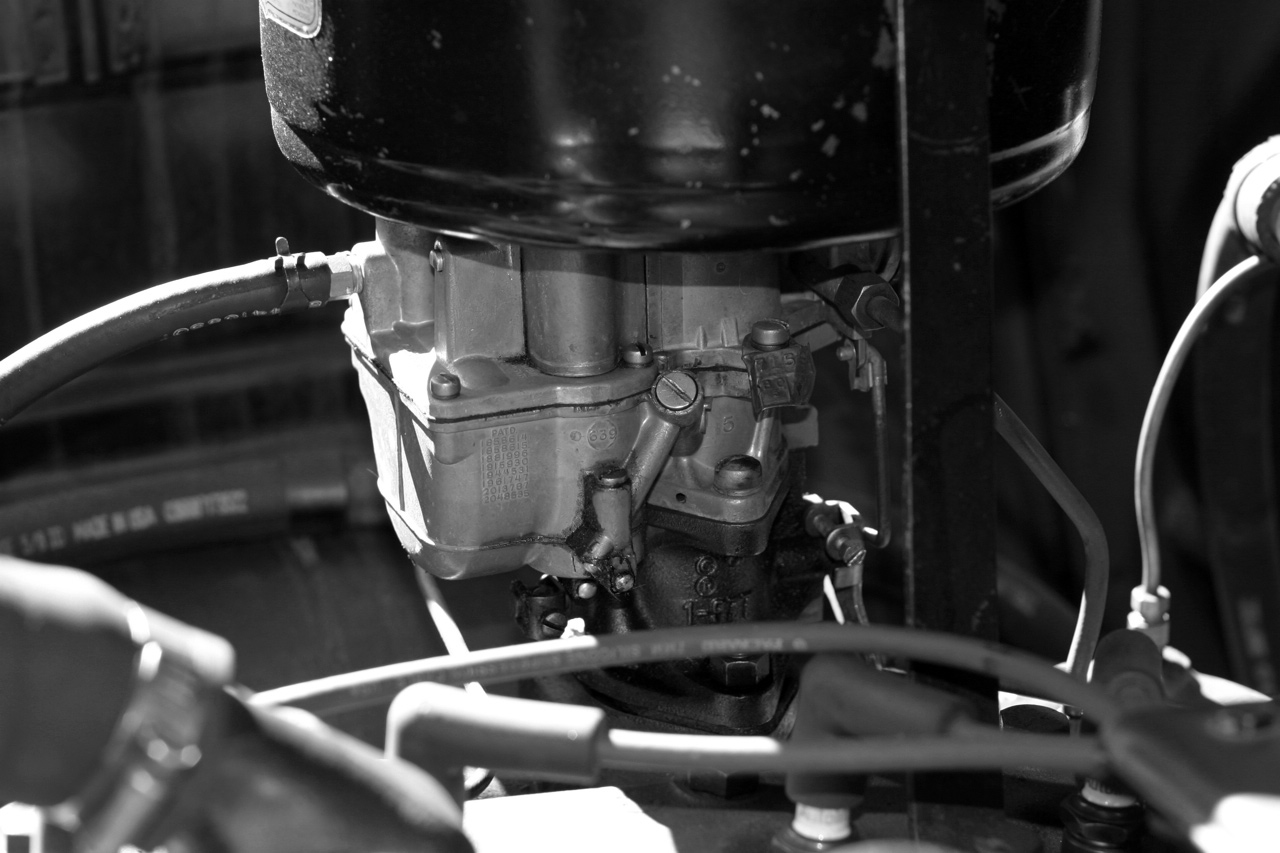 1950 Studebaker Champion Engine Compartment Photography