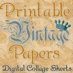 Printable Vintage Papers