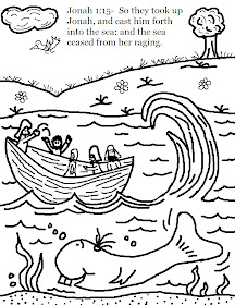 Church House Collection Blog: Jonah and The Whale Coloring Pages