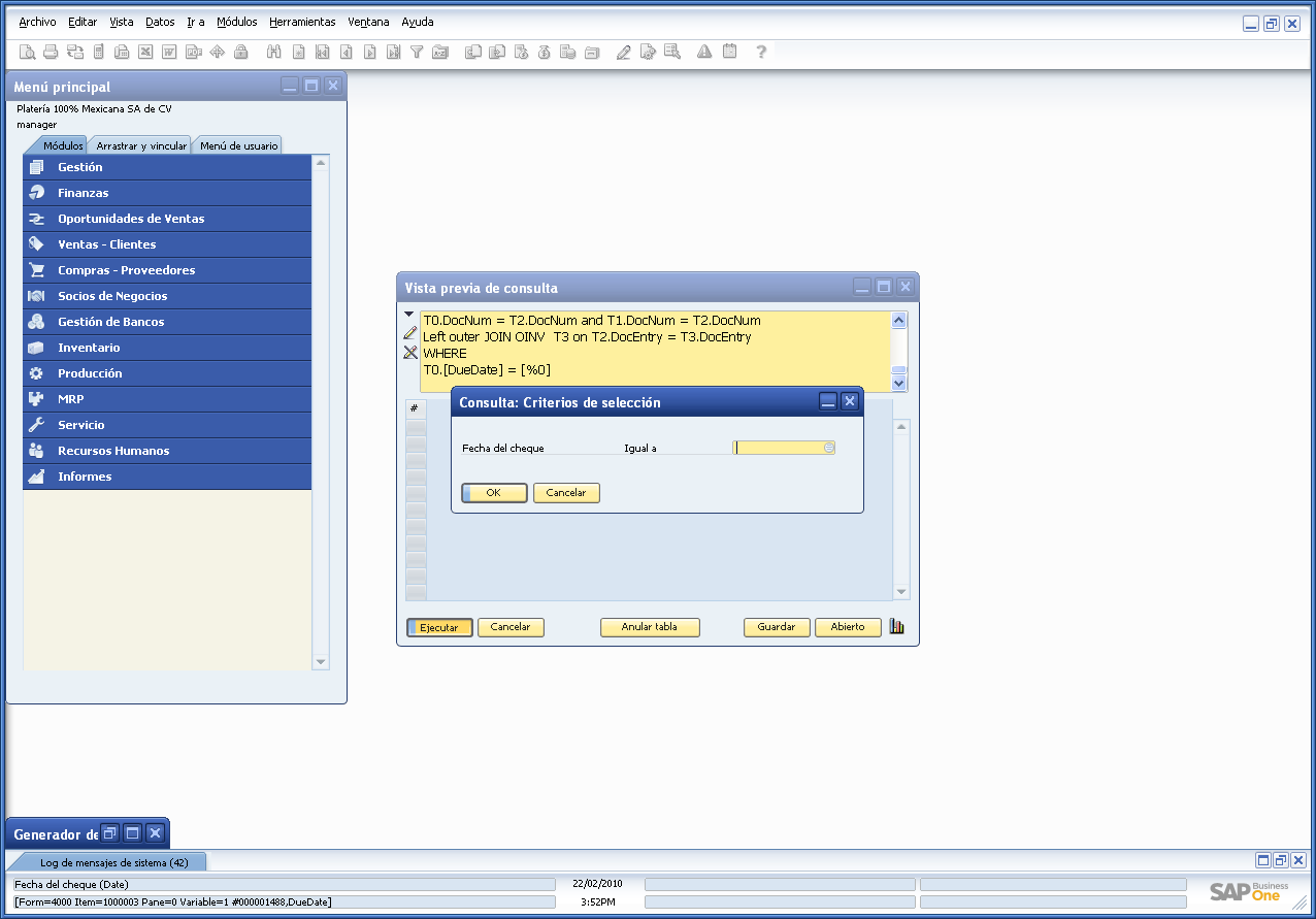 Sap Business One ... To Go: SAP BO. SAP Business One. Como generar un ...