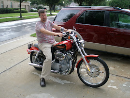 Eddie Mazz and his Harley Sportster Custom