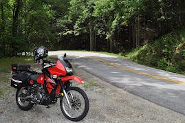 Me and My KLR 650 at Wolf Pen Gap Road
