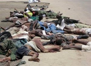 Nigerian kristittyjä teloitettuna