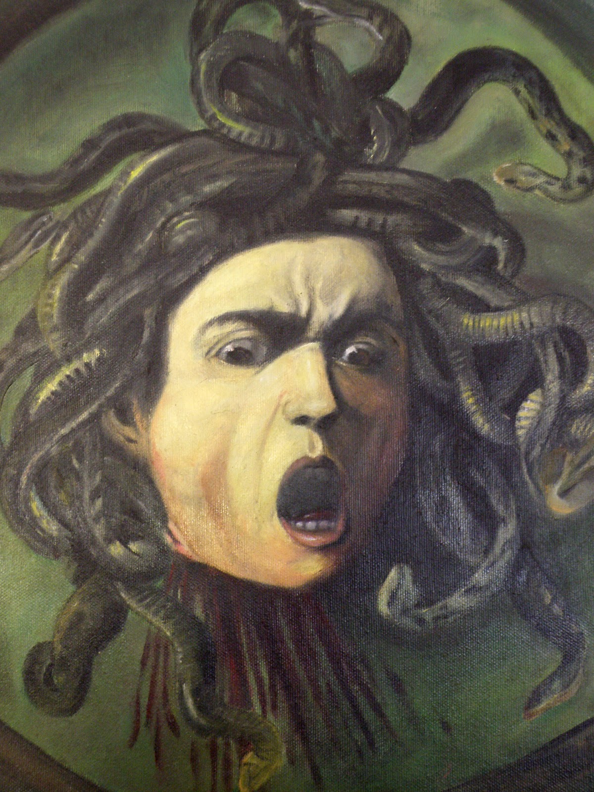Reproductions from ancient Masters: 1996 | Medusa (from Caravaggio)