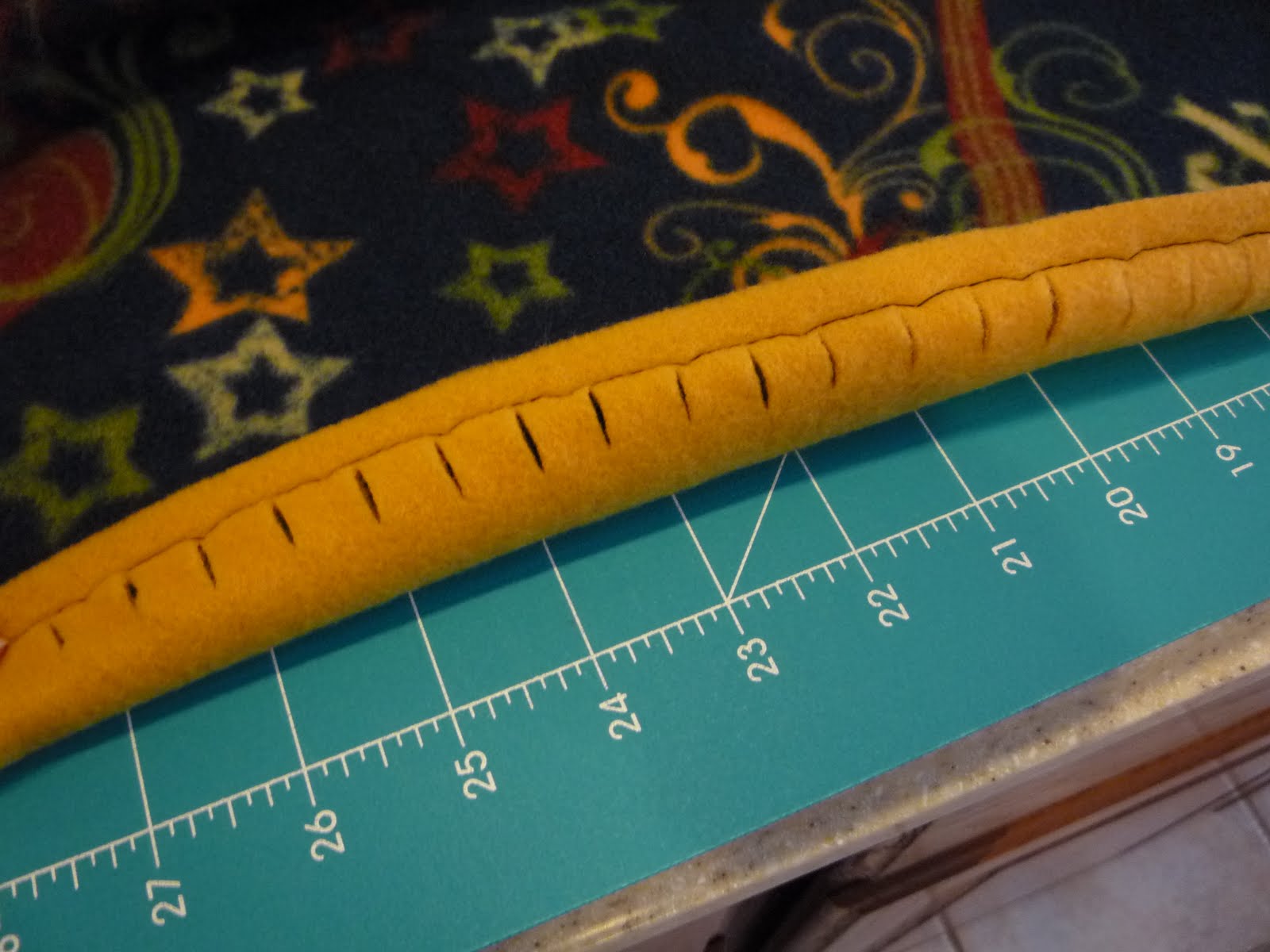 Pilgrims Home How to Make a Fleece Blanket