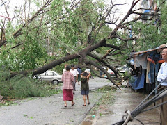 Rangoon after storm