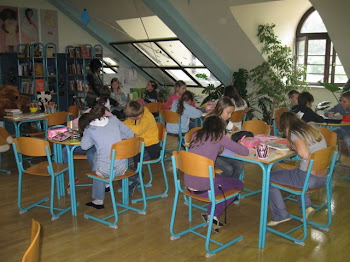 Knjižnica OŠ Litija, ko jo obiščejo učenci:)