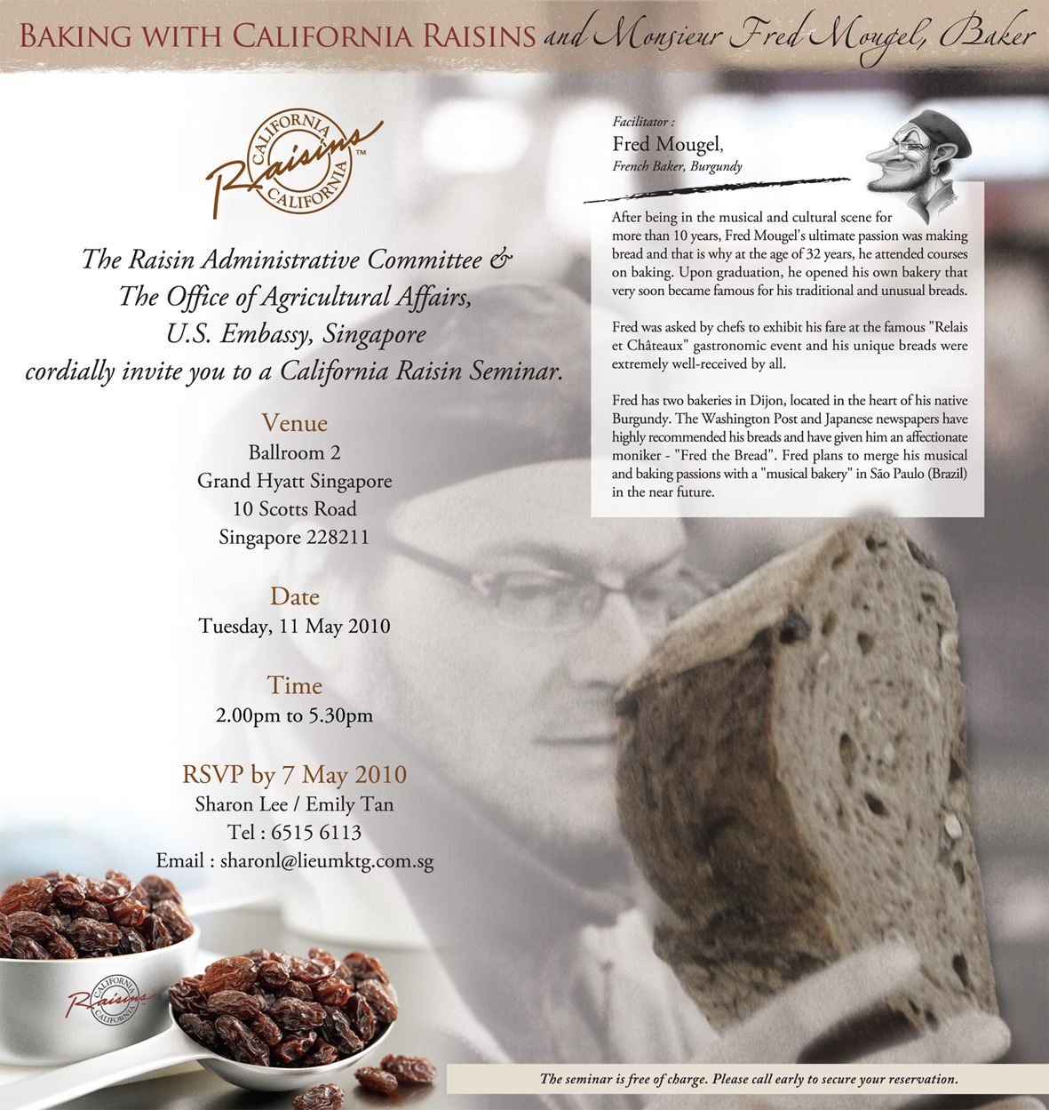 Baking with California Raisins Workshop | Passionate About Baking