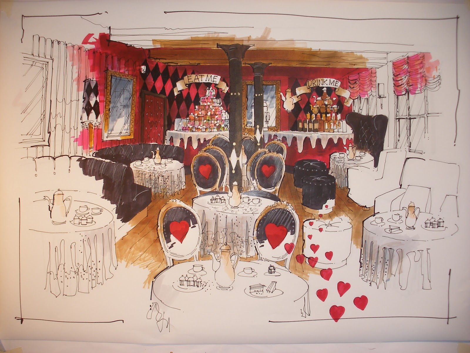 Как нарисовать закулисье