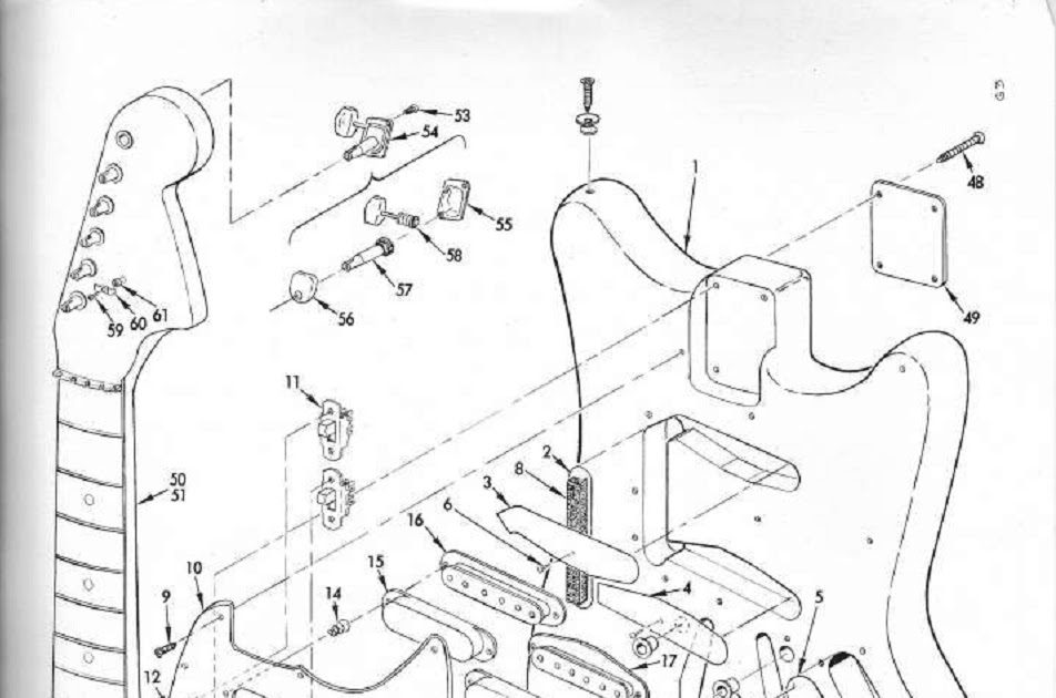 Music Wrench: Fender Mustang Exploded View