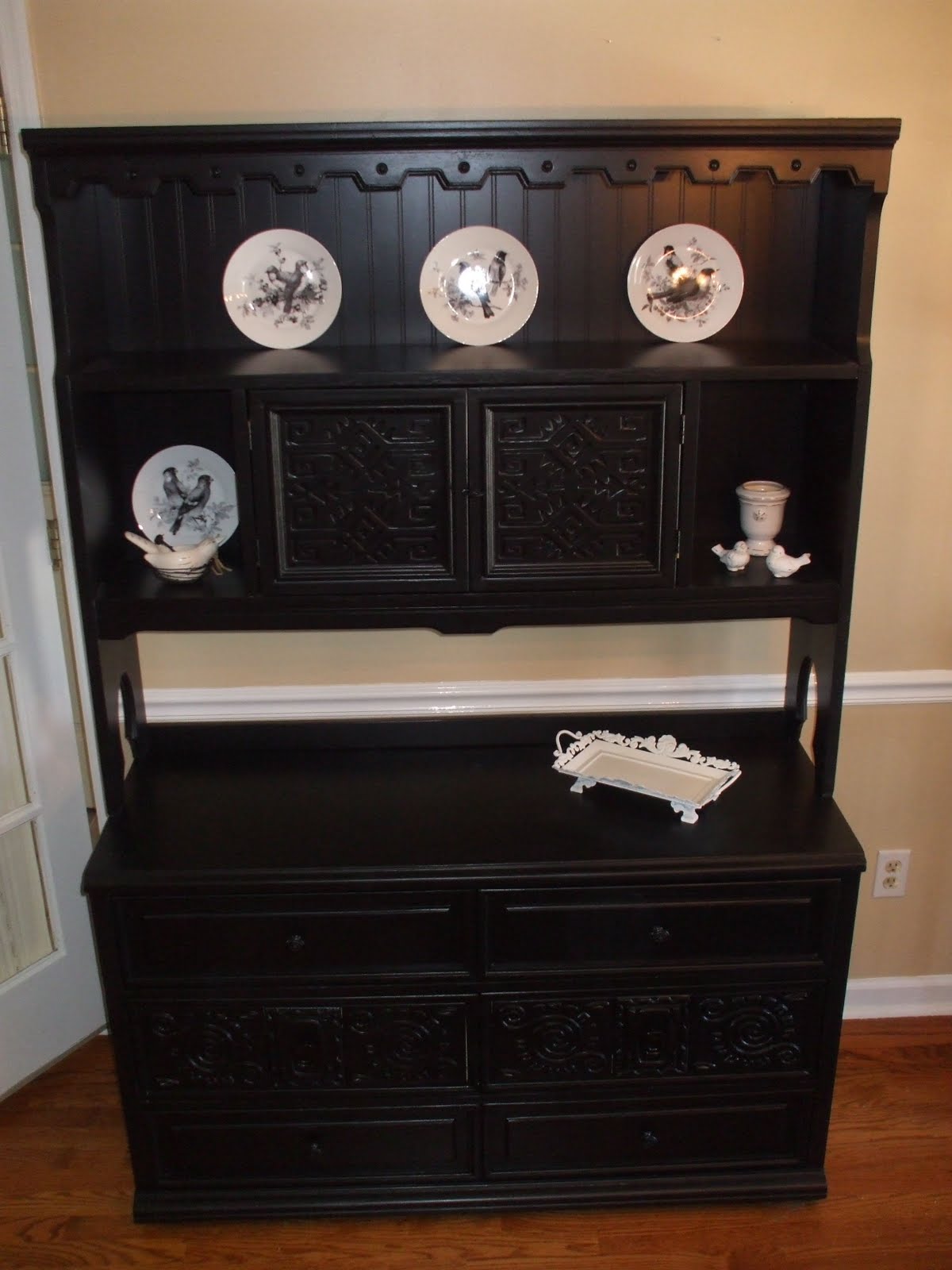 old wood, new paint BLACK FURNITURE