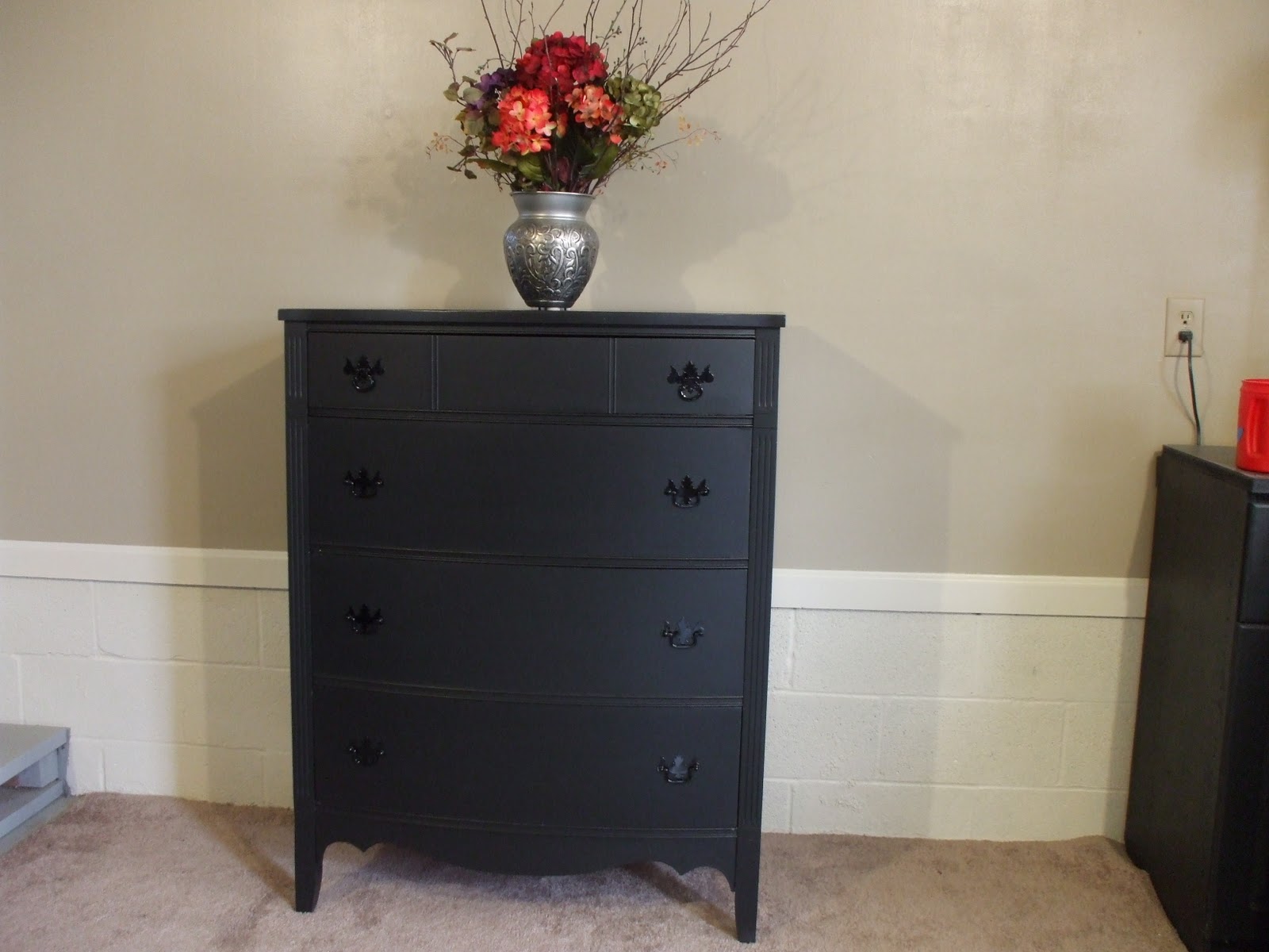 old wood, new paint BLACK FURNITURE