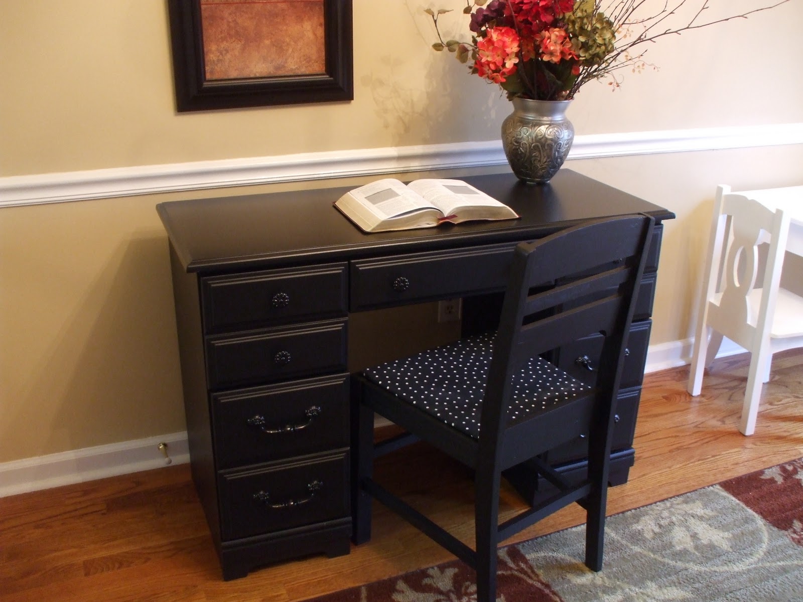 old wood, new paint BLACK FURNITURE