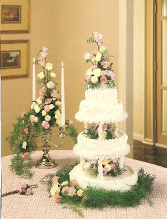 wedding cake table decorations2