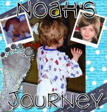 Noah's Button (his actual footprint)