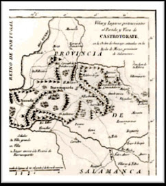 Mapa de las Arribes de 1.787 (Vara de Castrotorafe)