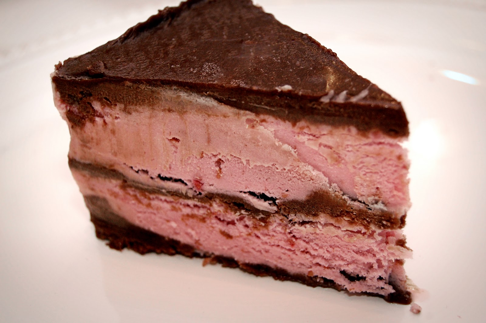 Raspberry Truffle Ice Cream Torte