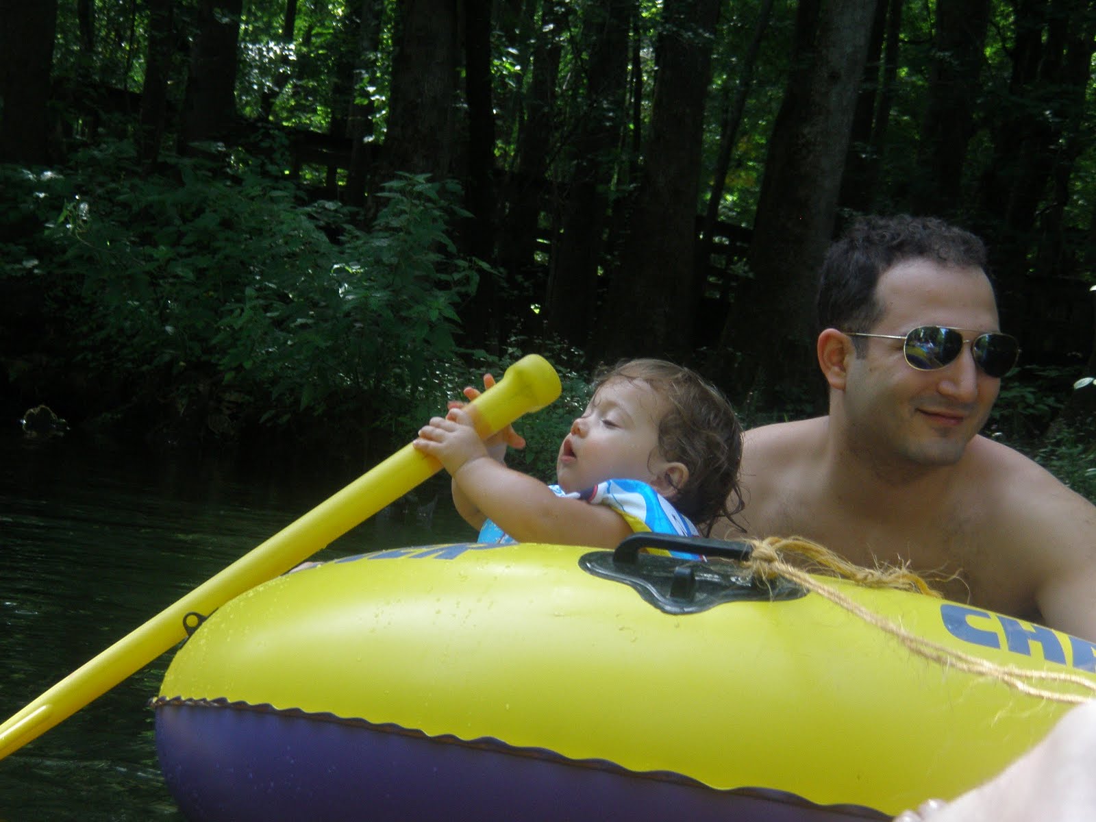 Adventures of JKL Tubing down the river...