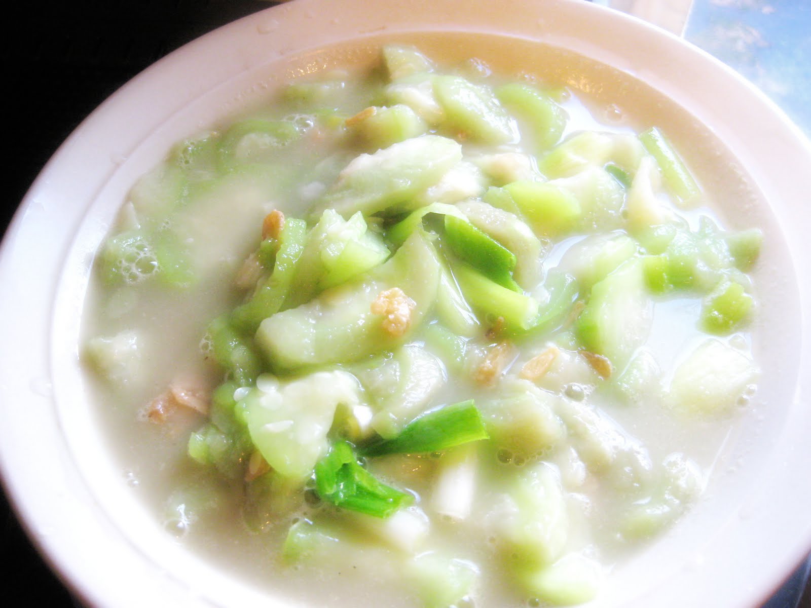 Chung Family Recipe Blog squash with dried shrimp stir fry