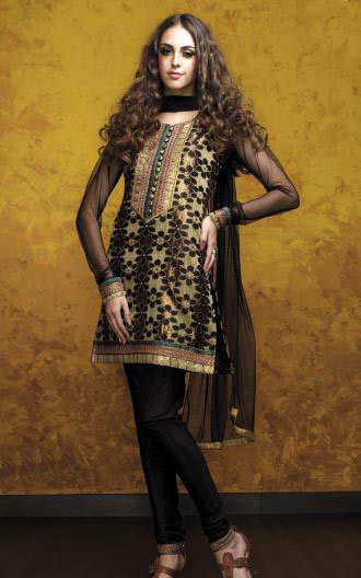 Beautiful Black Salwar Suits – Girls Favourite Choice ~ Mila Kunis