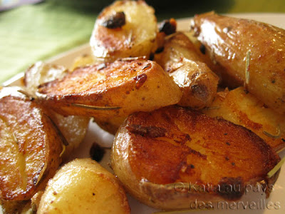 recettes Pommes de terre nouvelles à lail et au romarin