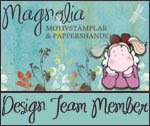 I proudly design handmade cards and artwork for Magnolia rubberstamps,Sweden since June 2008