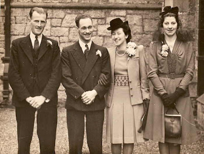 1942 wedding group