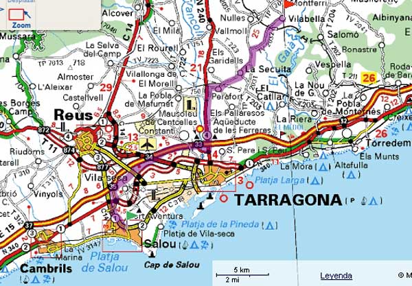 Mapa Salou | Mapa Mapa Salou | Mapa