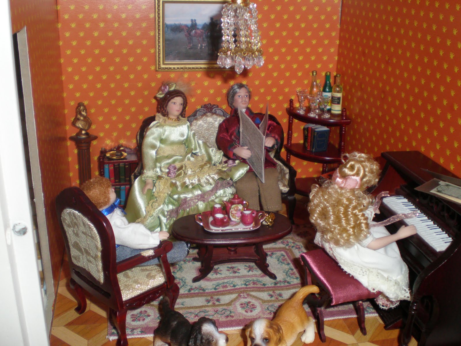 Las Manualidades de Helena: Casa Victoriana, las habitaciones