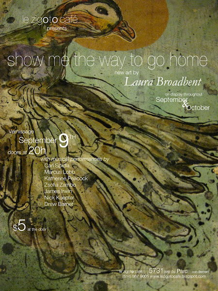 show me the way to go home - new art by Laura Broadbent