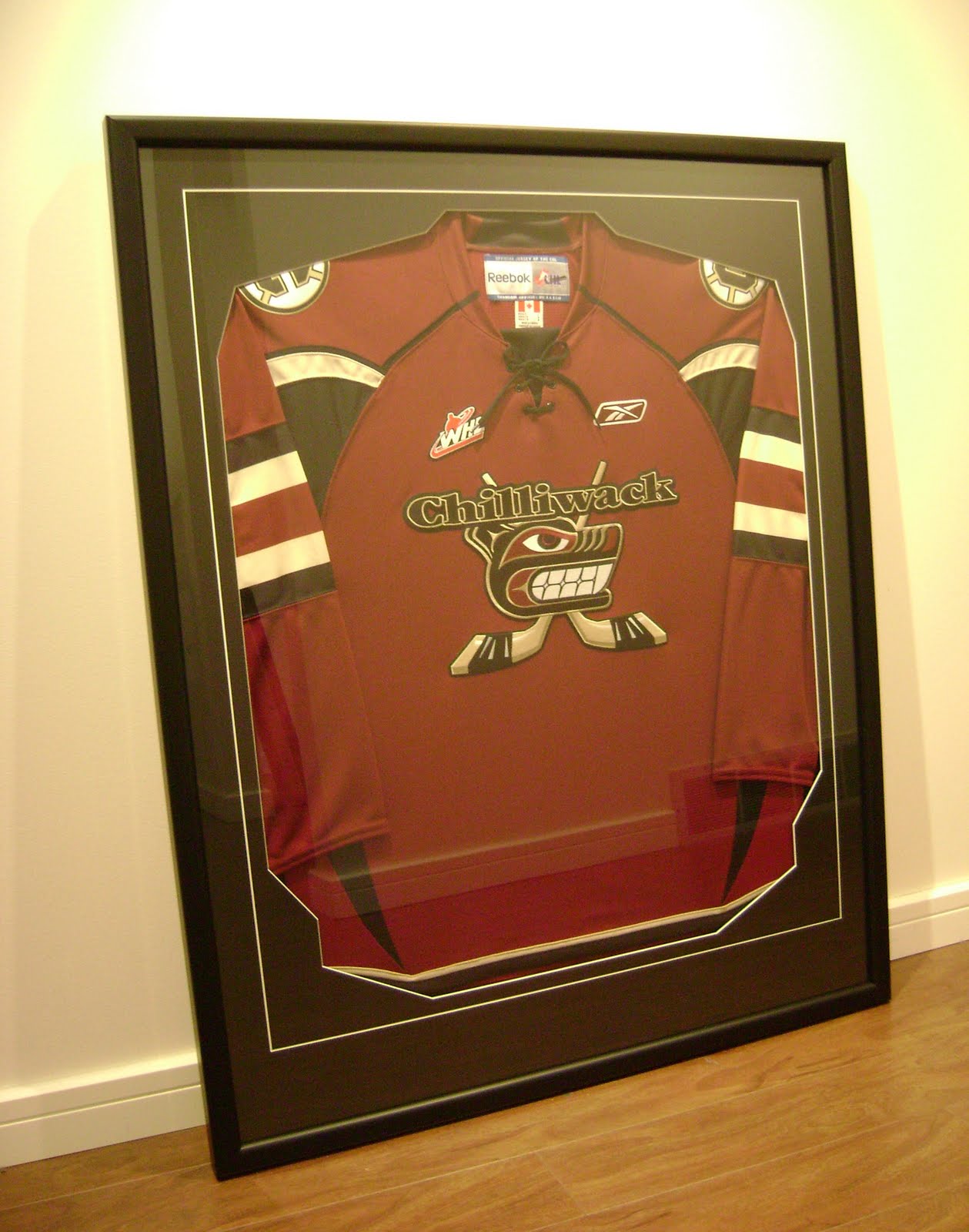 Cornerstone Picture Framing and Gallery Chilliwack Bruins Jersey