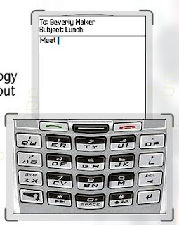 Blackberry keyboard and screen together