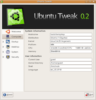 Tune/Configure your Ubuntu with Ubuntu Tweak