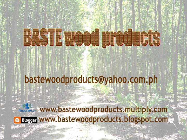 BASTE wood products