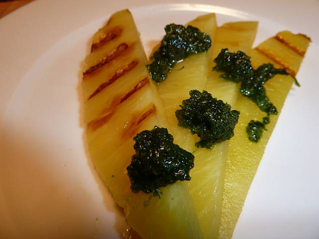 Prostmahlzeit: Gegrillte Ananas mit Minzzucker Prostmahlzeit: Gegrillte Ananas mit Minzzucker