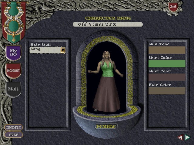 Character Creation Ultima Online visual1