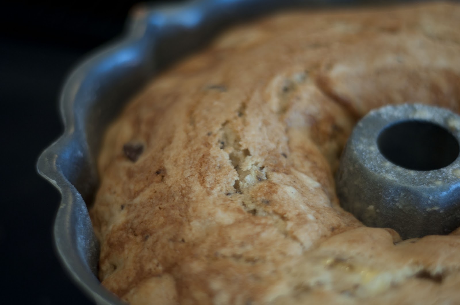 No crumb left behind...: Banana Caramel Cake