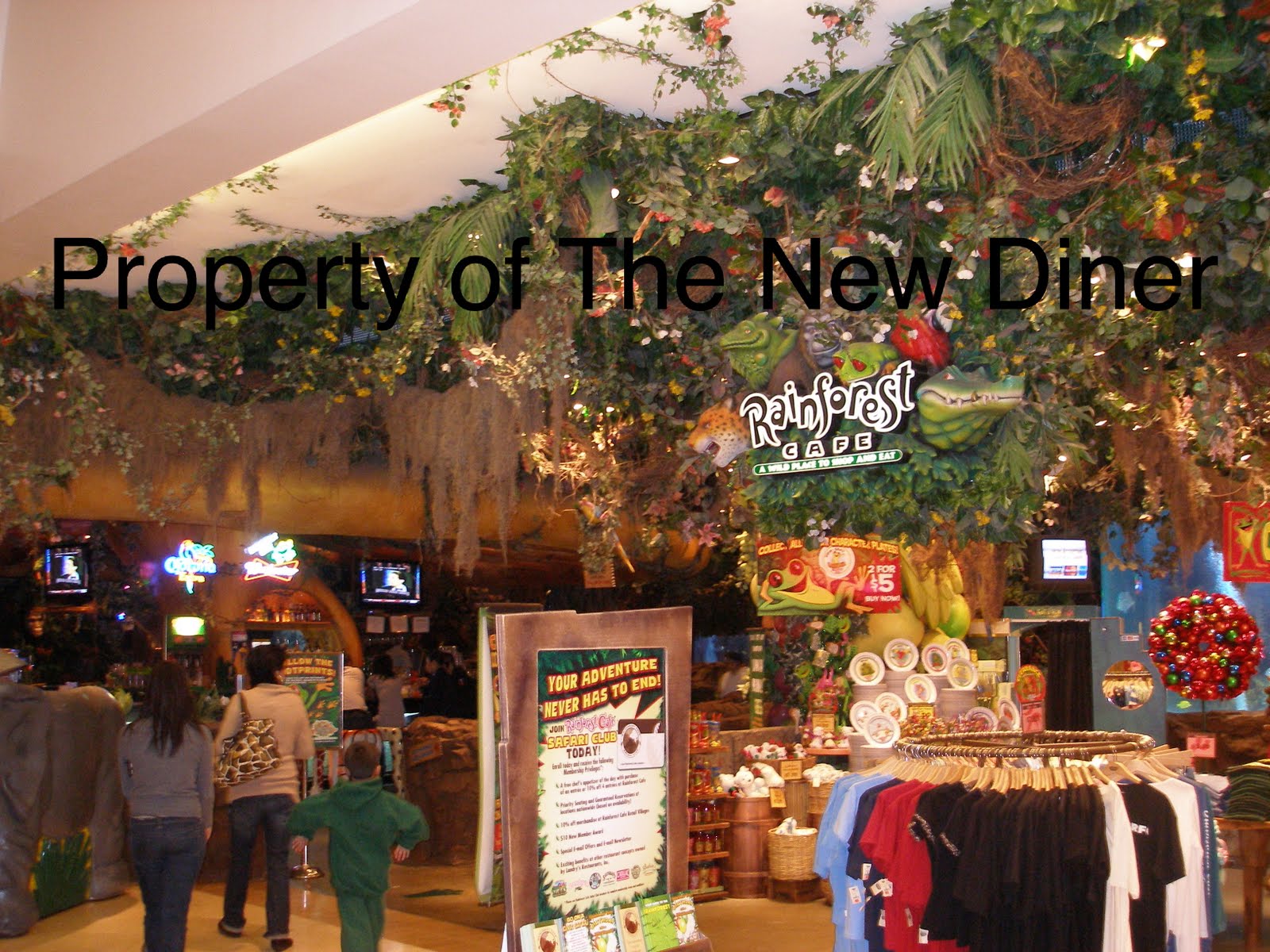 The New Diner Rain Forest Cafe Costa MesaClosed